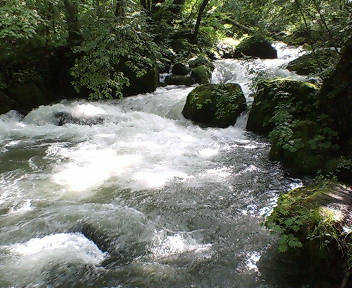 奥入瀬渓流・阿修羅の流れ