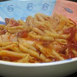 パンチェッタのパスタ