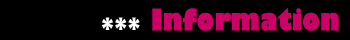 information